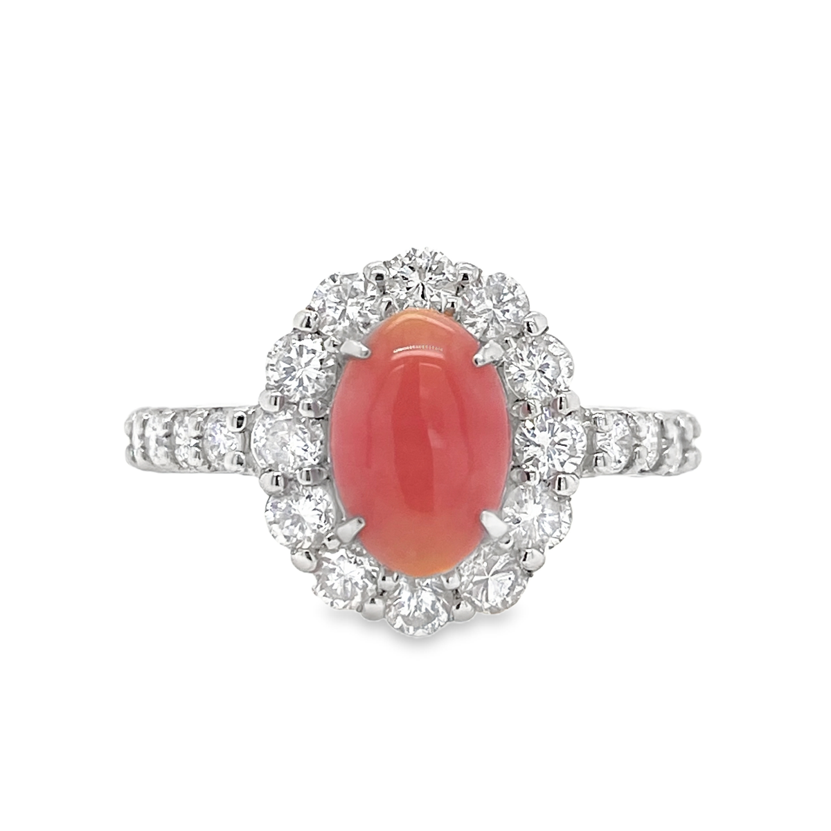 Oval Conch Pearl Ring