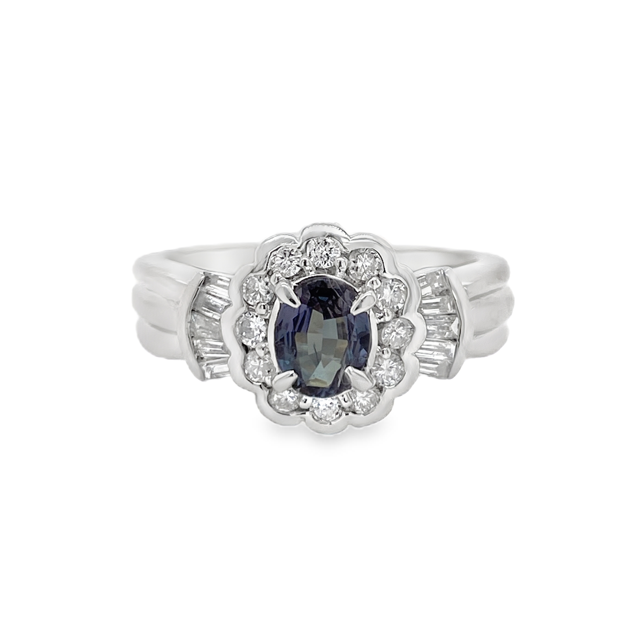 0.41ct Oval Brazil Alexandrite Ring