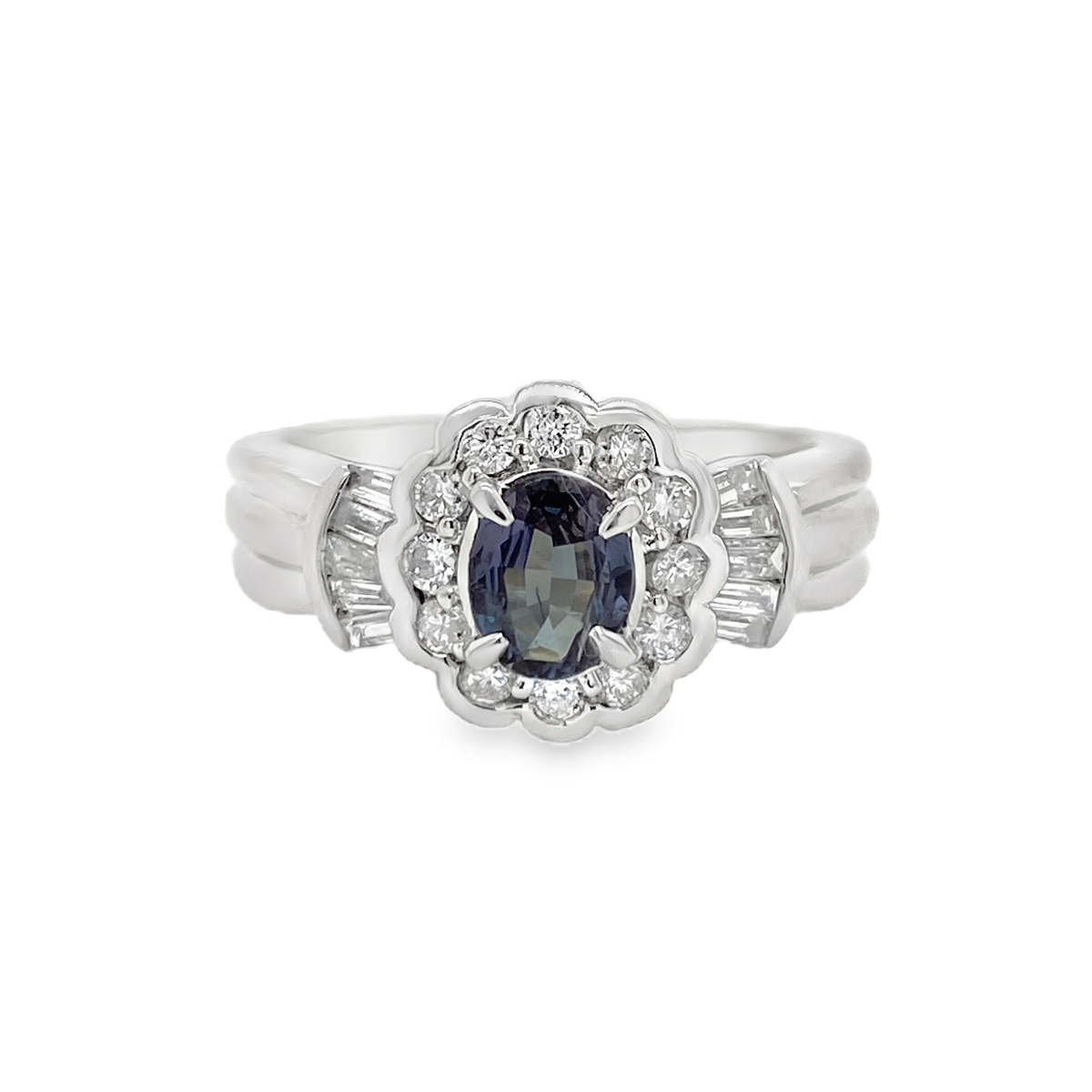 0.41ct Oval Brazil Alexandrite Ring
