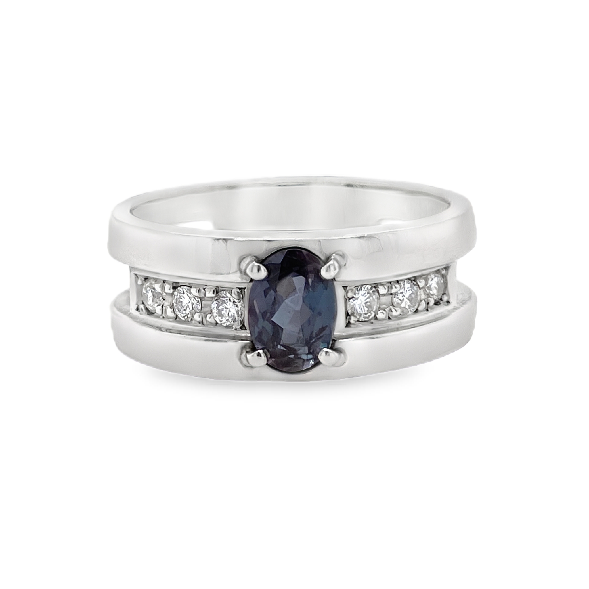 0.519ct Oval Brazil Alexandrite Ring