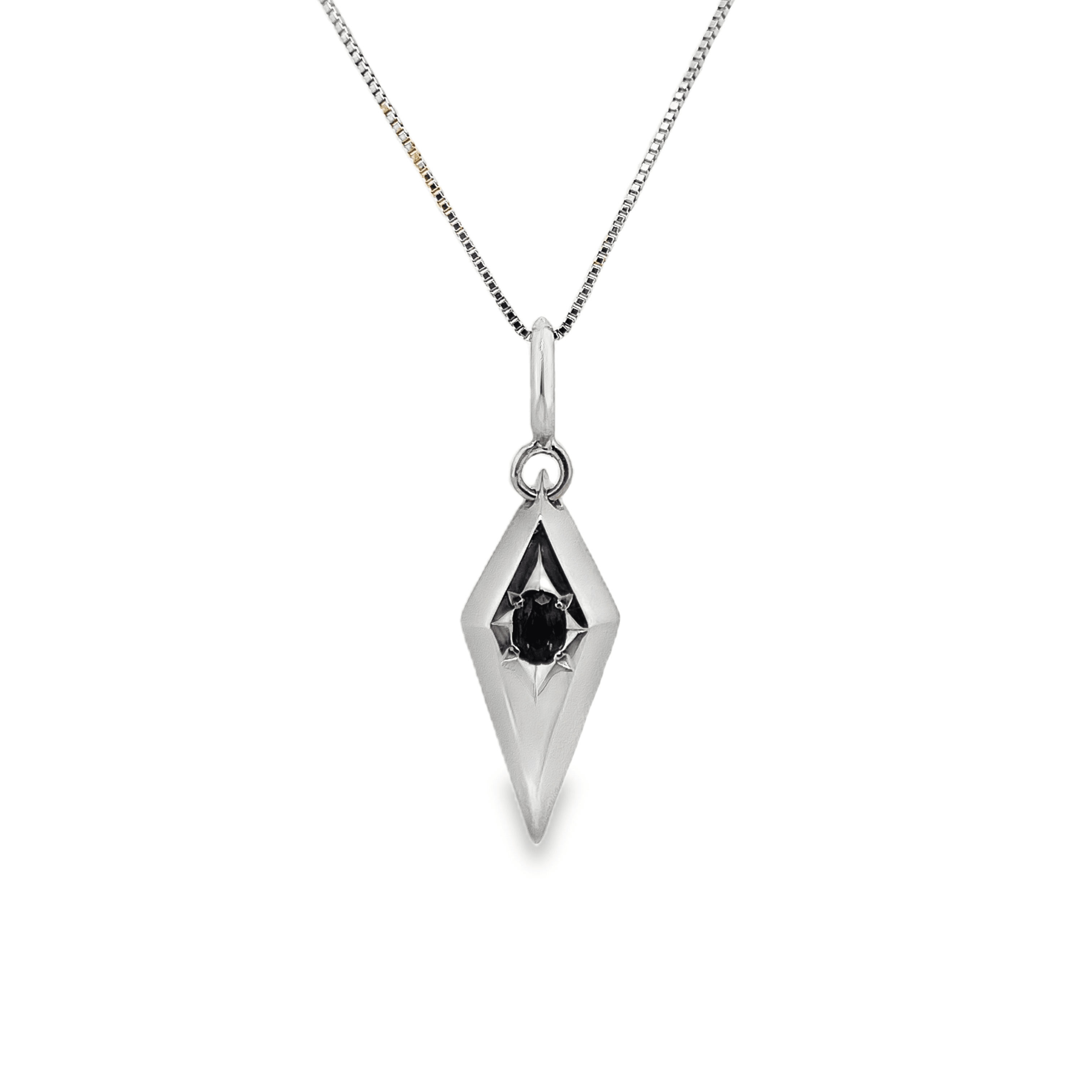 0.28ct Oval Brazil Alexandrite 18K White Gold Pendant - Candid Japan