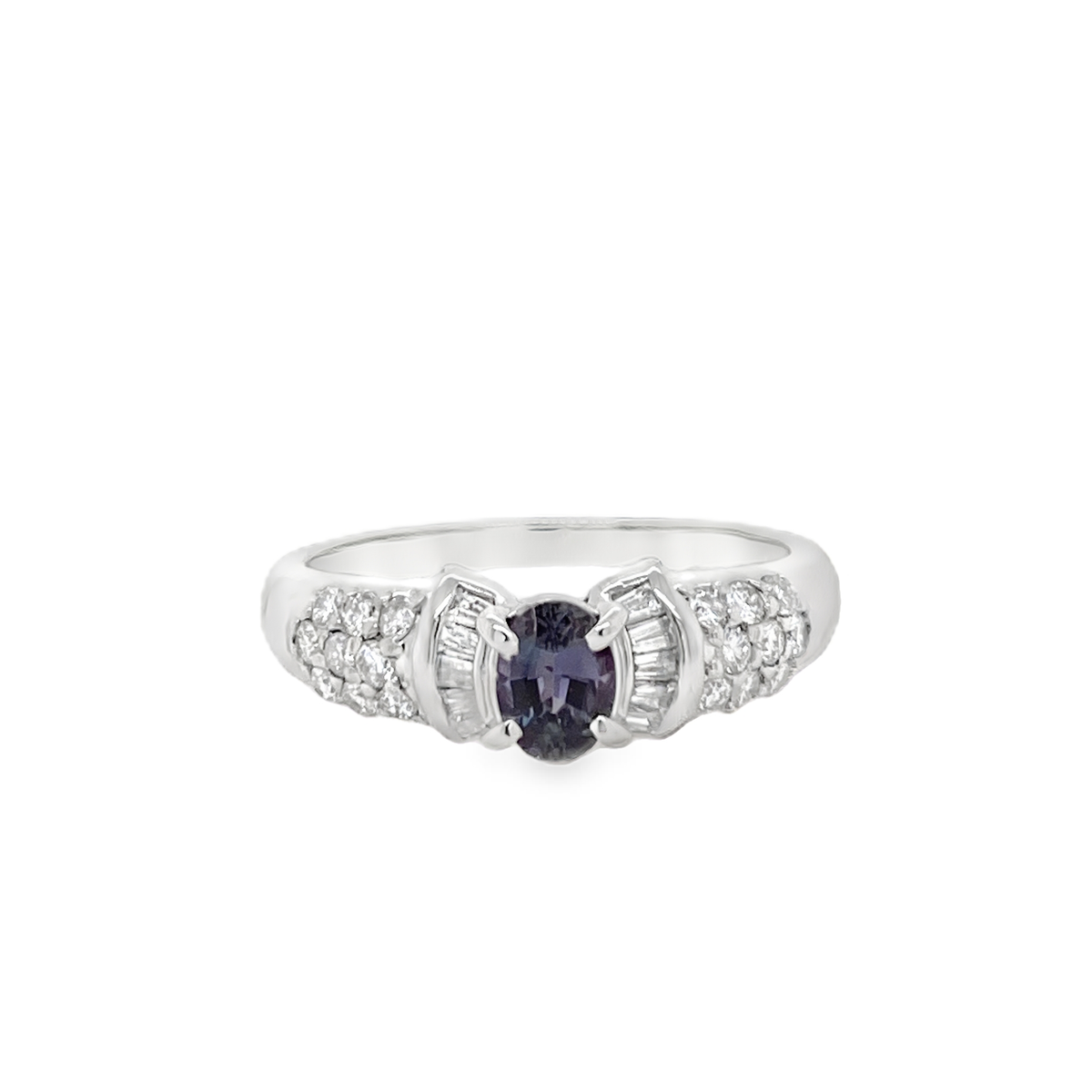 0.38ct Oval Brazil Alexandrite Ring