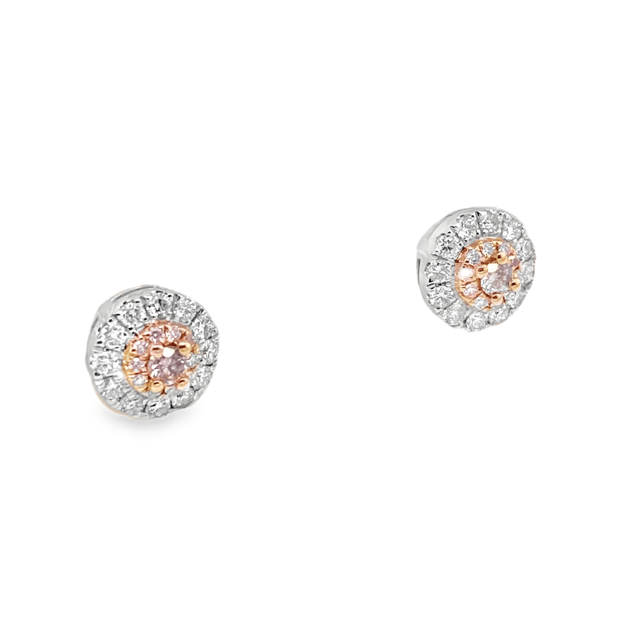 0.2ct Fancy Pink Diamond Earring - Candid Japan
