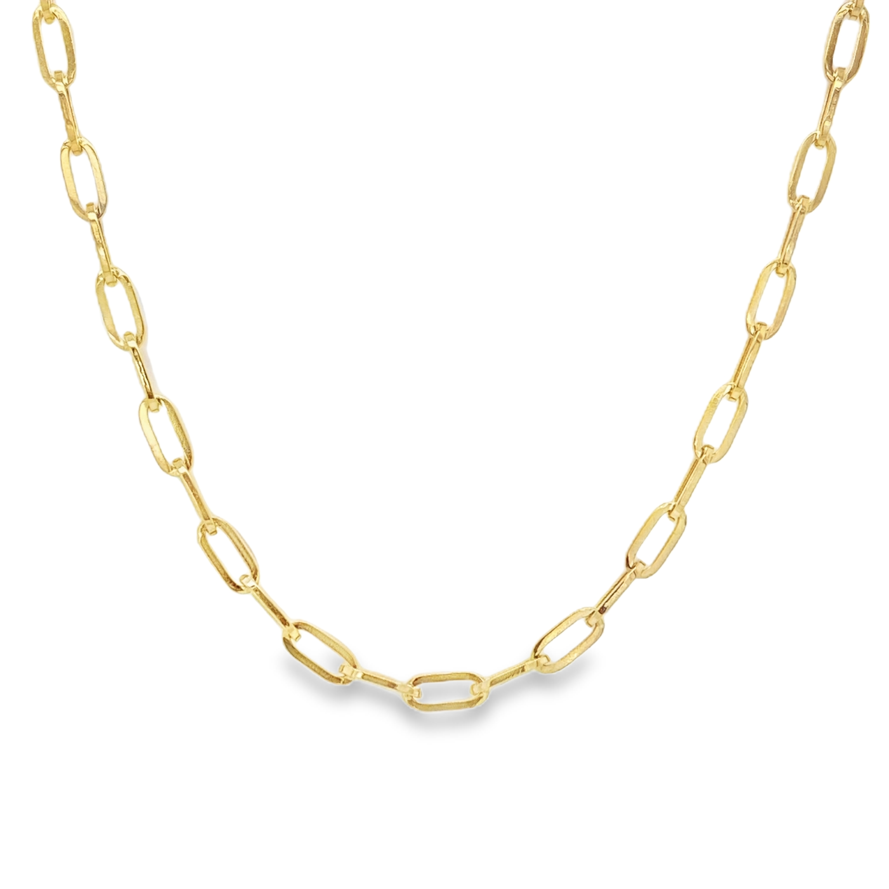 Paperclip Boyfriend Chain 0.65-0.85mm Necklace
