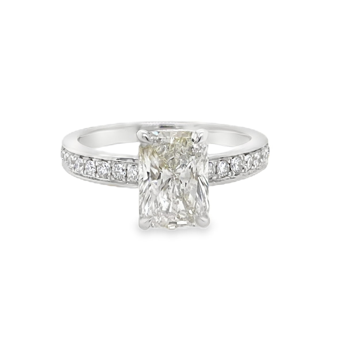2ct Radiant-Cut Diamond Ring