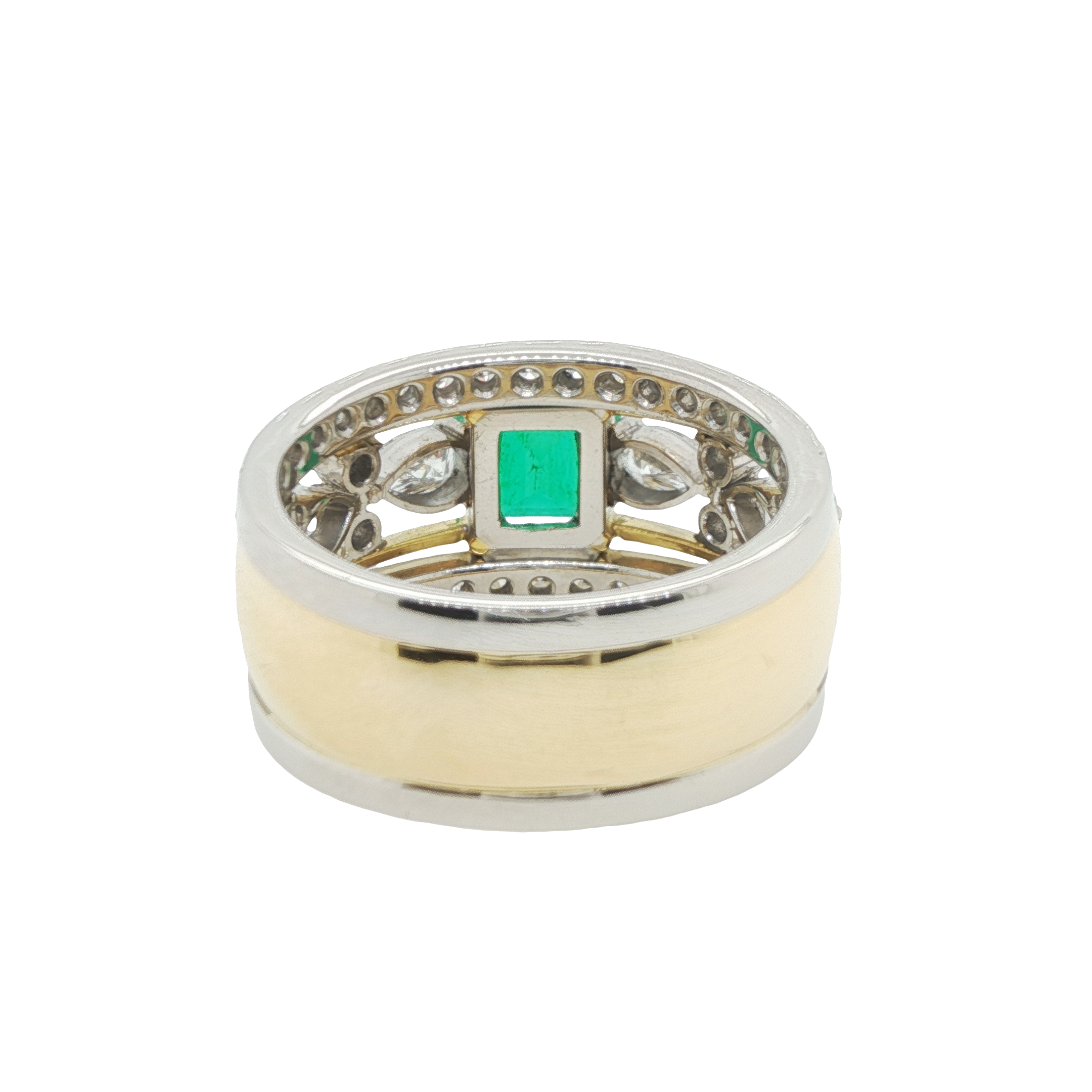 1.26ct Colombian Emerald & Diamond Ring