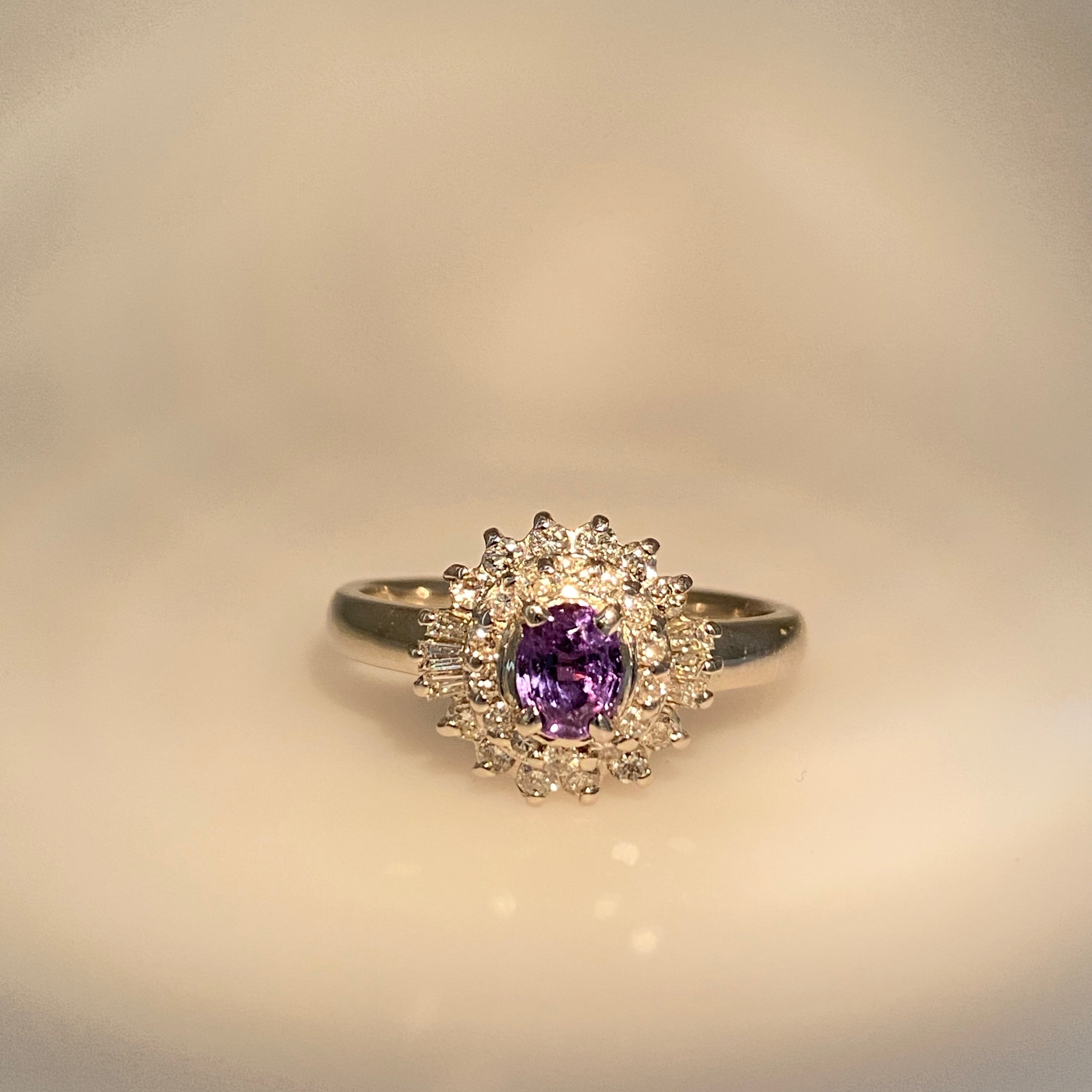 0.55ct Oval Brazil Alexandrite Ring