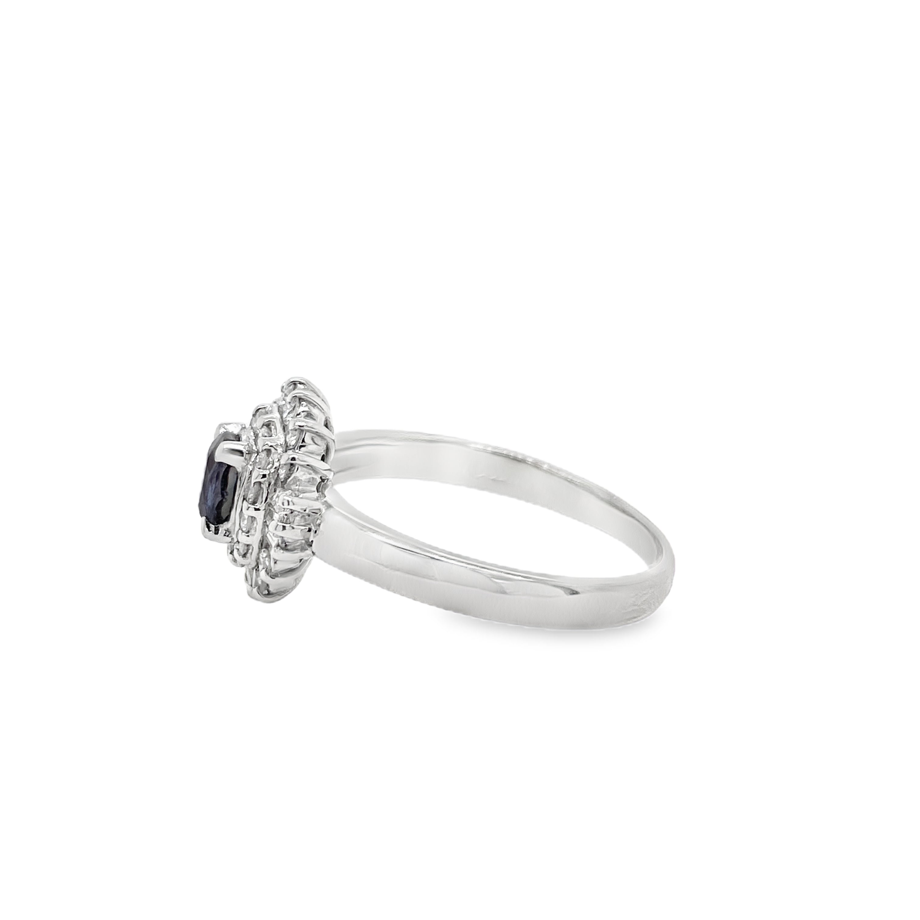 0.55ct Oval Brazil Alexandrite Ring