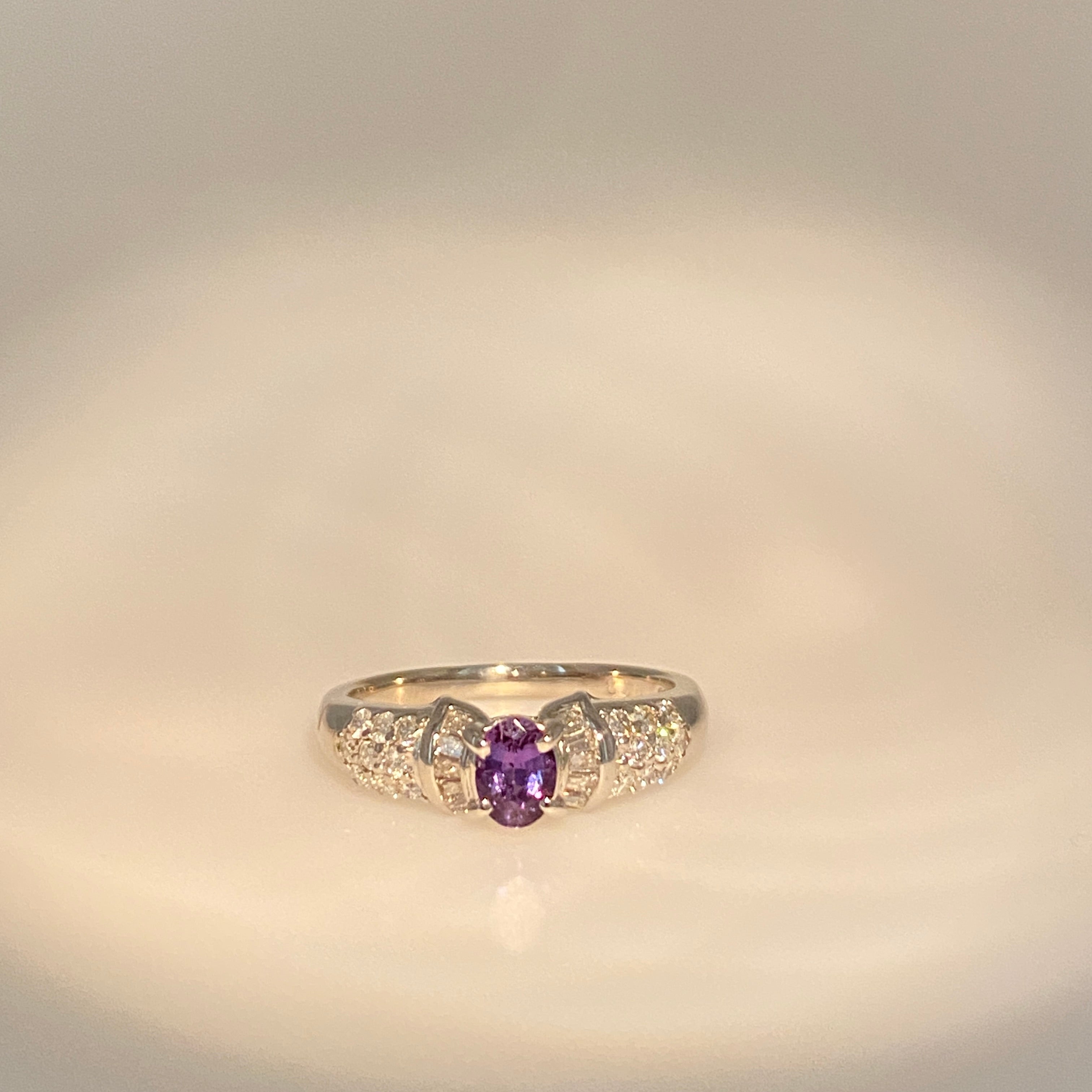 0.38ct Oval Brazil Alexandrite Ring