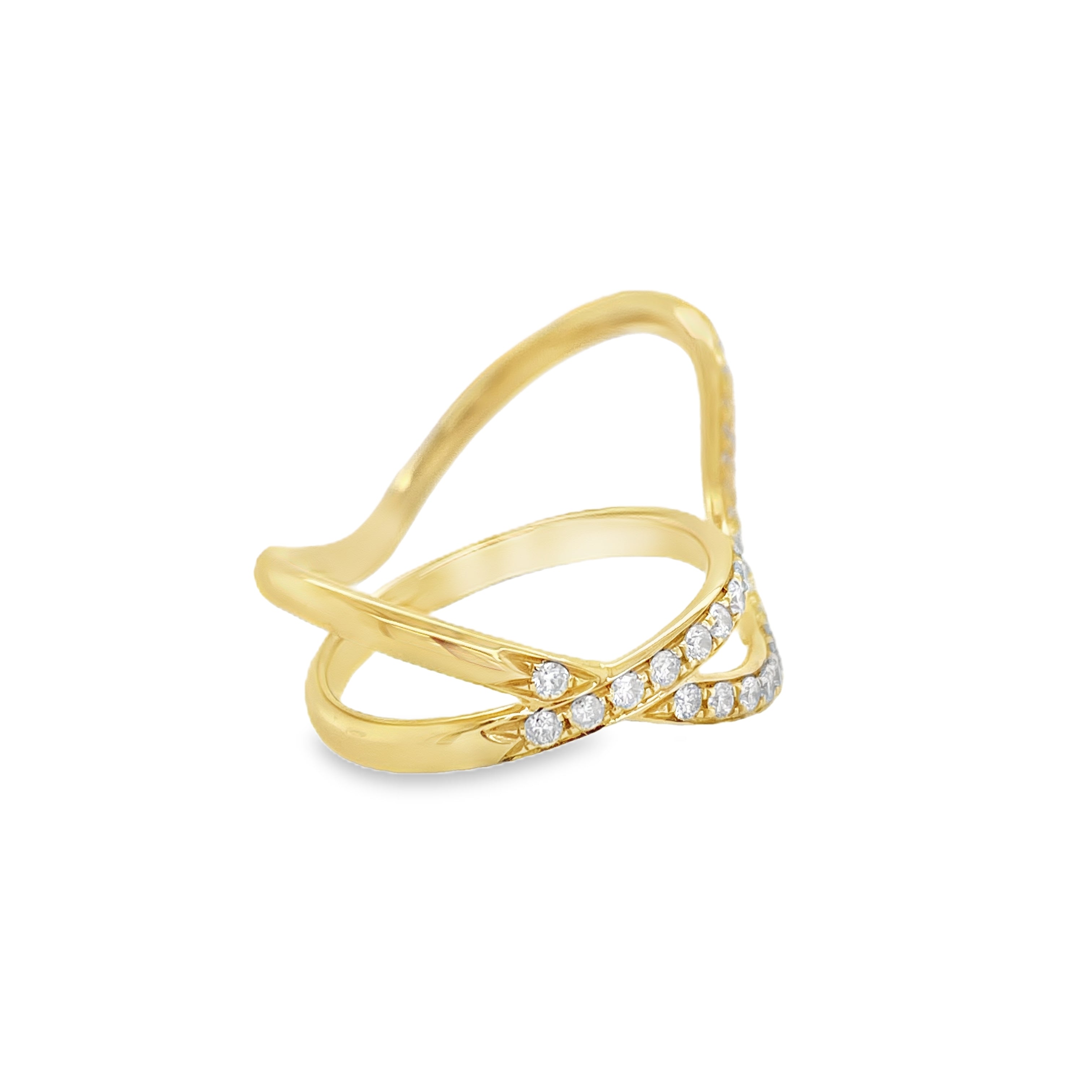 Double-Finger Diamond Ring