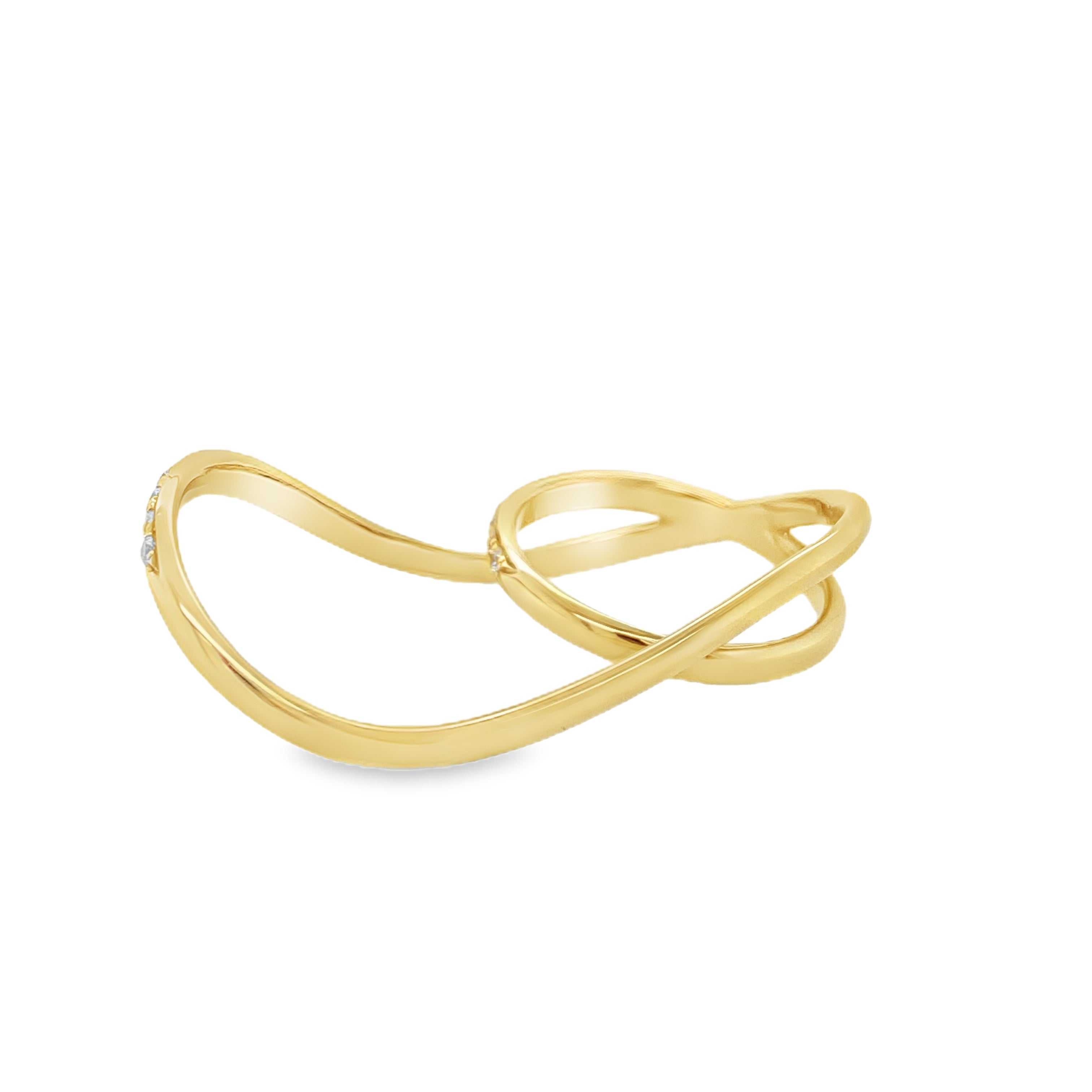 Double-Finger Diamond Ring