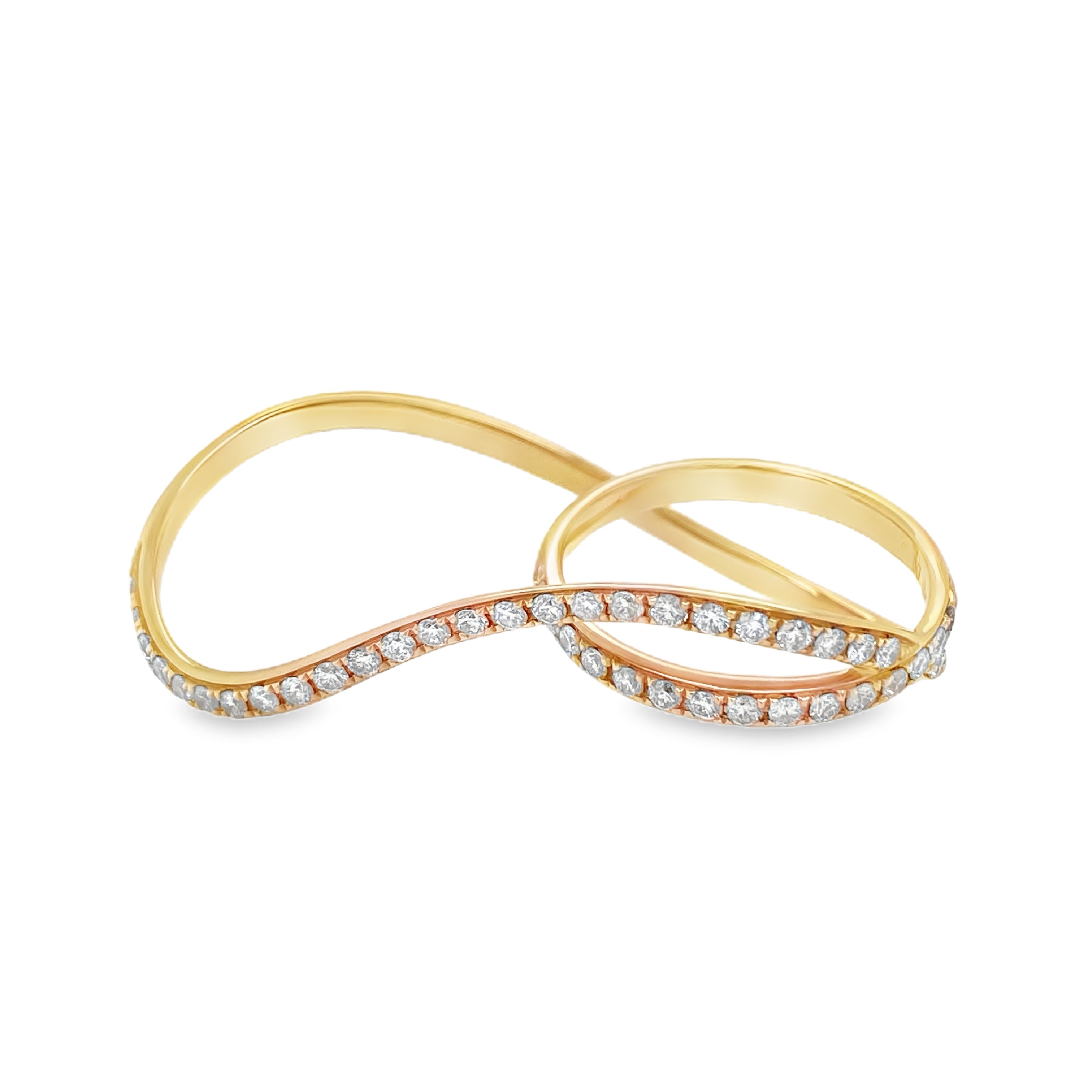 Double-Finger Diamond Ring