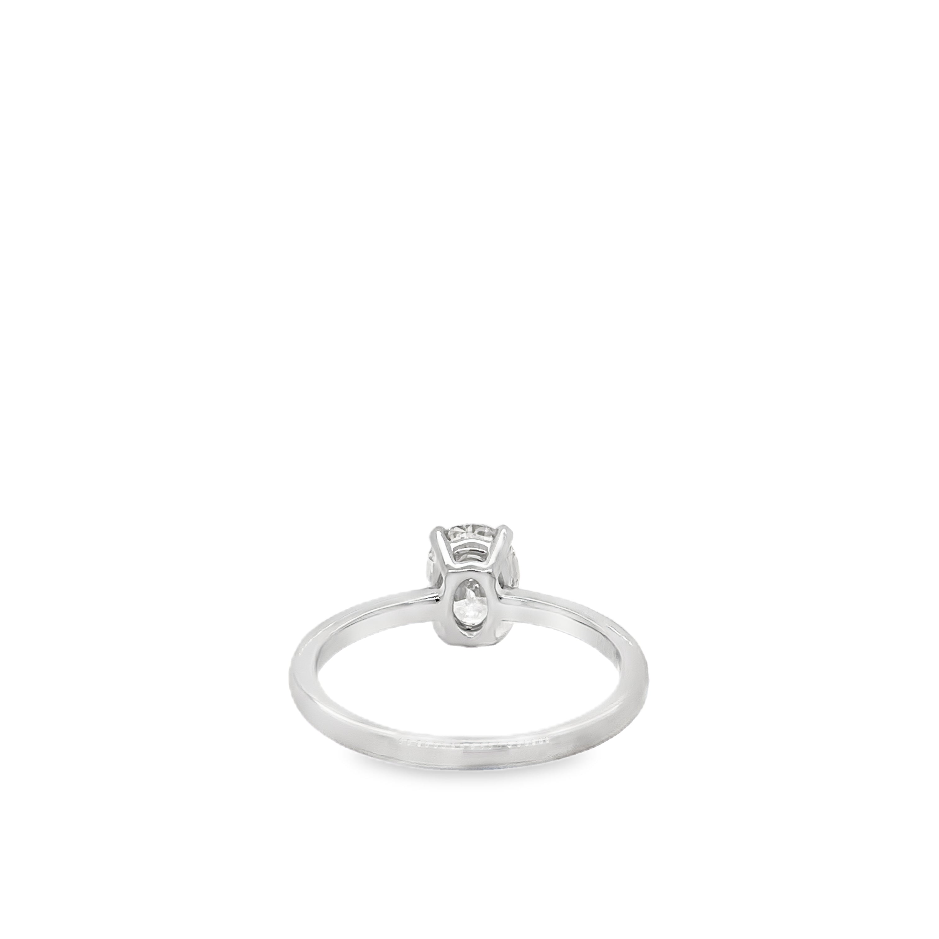 1ct Oval Diamond Solitaire Ring